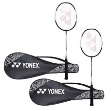 Deals, Discounts & Offers on  -  Yonex ZR 100 Light Aluminum Blend Badminton Racquet with Full Cover, Set of 2