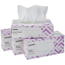 Deals, Discounts & Offers on Personal Care Appliances - Amazon Brand - Solimo 2 Ply Facial Tissues Carton Box - 100 Pulls (Pack of 4)