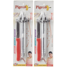 Deals, Discounts & Offers on  - Pigeon Steel Gas Lighter(Silver, Pack of 2)