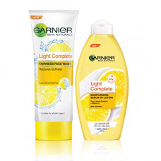 Deals, Discounts & Offers on Personal Care Appliances - Garnier Skin Naturals Light Complete Facewash & Garnier Skin Naturals Light Lotion, 175 ml (Pack of 2)