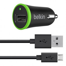 Deals, Discounts & Offers on  - Belkin Universal Car Charger with Micro USB to USB 2.1 A Cable (1.2 Meter) - Black