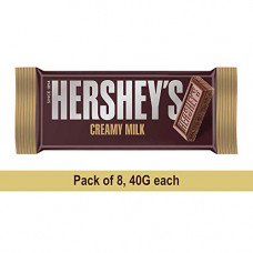 Deals, Discounts & Offers on Grocery & Gourmet Foods -  Hershey's Bar Milk, 40gm (Pack of 8) Pouch, 8 x 40 g