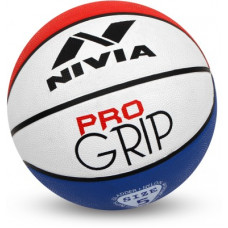 Deals, Discounts & Offers on Auto & Sports - Nivia Pro Grip Basketball - Size: 6(Pack of 1, Red, White, Blue)