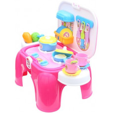 Deals, Discounts & Offers on Toys & Games - Miss & Chief Kitchen Play set with Chair and Accessories Toy