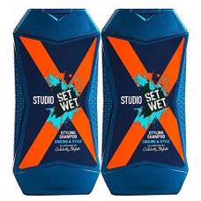 Deals, Discounts & Offers on Personal Care Appliances - Set Wet Studio X Styling Shampoo For Men - Cooling & Style 180 ml (Pack of 2)