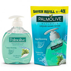 Deals, Discounts & Offers on Personal Care Appliances -  Palmolive Sea Mineral Natural Hand Wash, 250ml with Sea Minerals Doy Liquid Handwash, 185ml