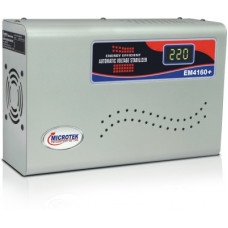 Deals, Discounts & Offers on Home Appliances - Microtek EM4160+ Digital Display For AC upto 1.5Ton (160V-285V) Voltage Stabilizer(Grey)
