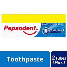 Deals, Discounts & Offers on Personal Care Appliances -  Pepsodent Germicheck Toothpaste - 150 g (Pack of 2)