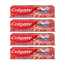 Deals, Discounts & Offers on Personal Care Appliances -  Colgate Maxfresh Spicy Fresh Red Gel Toothpaste, 150g (Pack of 4)