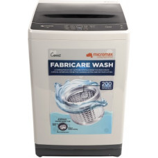 Deals, Discounts & Offers on Home Appliances - [Prepay]Micromax 8.2 kg Fabricare Wash Fully Automatic Top Load Grey(MWMFA821TTSS2GY)