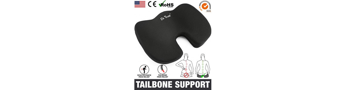 Dr Trust (USA) Non-Slip Orthopedic Coccyx Seat Cushion For Tailbone &  Sciatica Pain Relief Hip Support Personal Care Appliances - Deals, Offers,  Discounts, Coupons Online 