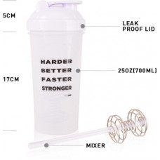 Deals, Discounts & Offers on  - [Pre-Book] FITKIT Classic Bottle Shaker 700ml 700 ml Shaker(Pack of 1, White)