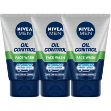 Deals, Discounts & Offers on  - [Pre-Book] Nivea Men Oil control Face wash- Pack of 3 Face Wash(300 g)