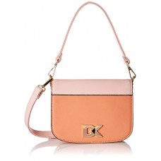 Deals, Discounts & Offers on Watches & Handbag -  Diana Korr Women's Sling Bag (Peach) (DK107SPEA)