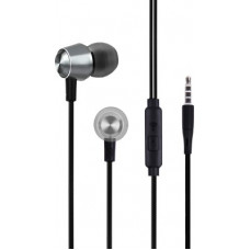 Deals, Discounts & Offers on Headphones - Flipkart SmartBuy Rich Bass Wired Metal Headset With Mic(Gun Metal, In the Ear)