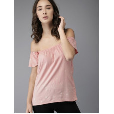 Deals, Discounts & Offers on Laptops - [Size S, XL] Moda RapidoCasual Regular Sleeve Printed Women Pink Top