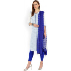 Deals, Discounts & Offers on Women - Aurelia Silk Cotton Blend Striped Women Dupatta