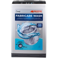 Deals, Discounts & Offers on Home Appliances - Micromax 6.5 kg Fabricare Wash Fully Automatic Top Load Grey(MWMFA651TTSS2GY)