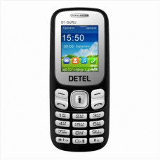 Deals, Discounts & Offers on Mobiles - Detel D1 Guru(Black & Silver)