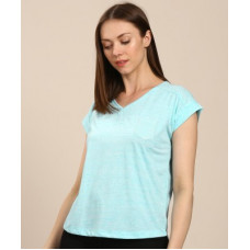 Deals, Discounts & Offers on Laptops - [Size M, L] Numero UnoCasual Regular Sleeve Self Design Women Blue Top
