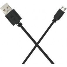 Deals, Discounts & Offers on Mobile Accessories - Flipkart SmartBuy ICRMUE01 Round Charge & Sync USB Cable (1 m)(Compatible with Mobiles, Power Banks, Tablets, Media Players, Black, One Cable)