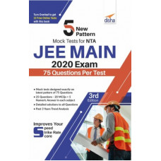 Deals, Discounts & Offers on Books & Media - 5 New Pattern Mock Tests For NTA JEE Main 2020 Exam - 75 Question per Test - 3rd Edition(English, Paperback, Disha Experts)