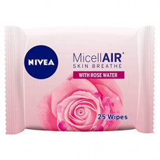 Deals, Discounts & Offers on Personal Care Appliances - NIVEA Micellar Cleansing Wipes, Skin Breathe Rose MicellAIR, 25 pieces
