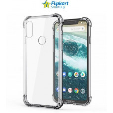 Deals, Discounts & Offers on Mobile Accessories - Flipkart SmartBuy Back Cover For Motorola Moto One Power(Transparent, Camera Bump Protector, Silicon)