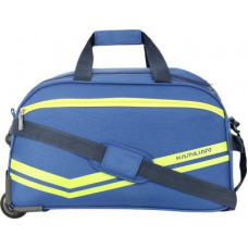 Deals, Discounts & Offers on  - KAMILIANT BY AMERICAN TOURISTER KAM ZORO WHD 52CM BLUE Duffel Strolley Bag(Blue)