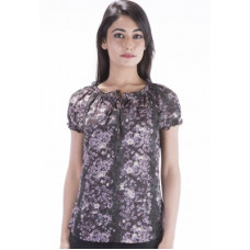 Deals, Discounts & Offers on Laptops - [Size S] AmadoreCasual Short Sleeve Floral Print Women Multicolor Top