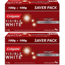 Deals, Discounts & Offers on  - Colgate Visible White Sparkling Mint - 200gm Saver Pack (Pack of 2) Toothpaste(400 g, Pack of 2)