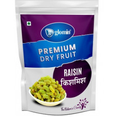 Deals, Discounts & Offers on Food and Health - Glomin Premium Seedless Green (Kishmish) Raisins(250 g)
