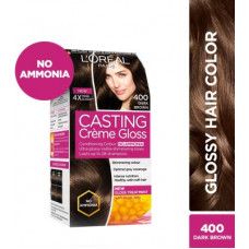 Deals, Discounts & Offers on  - L'Oreal Paris Casting Creme Gloss , Dark Brown 400