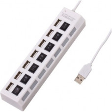 Deals, Discounts & Offers on Mobile Accessories - Terabyte 7-Port EB-326W7 USB Hub(White)