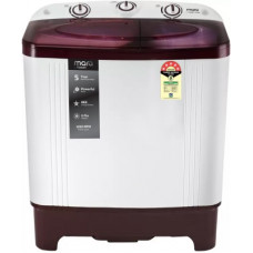 Deals, Discounts & Offers on Home Appliances - MarQ by Flipkart 6 kg 5 Star Rating Semi Automatic Top Load White, Maroon(MQSA60H5M)