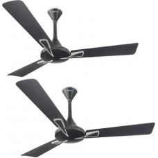 Deals, Discounts & Offers on Home Appliances - Luminous Trigon Pack of 2 1200 mm 3 Blade Ceiling Fan(Magnet Grey, Pack of 2)