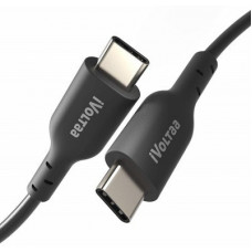 Deals, Discounts & Offers on Mobile Accessories - iVoltaa Type C PD 60W to 1.5 m USB Type C Cable(Compatible with Galaxy Note 10, MacBook Air, iPad Pro 2018, S9 Plus, Black, One Cable)