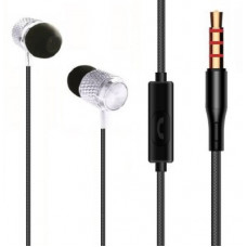 Deals, Discounts & Offers on Headphones - Edfigo Hi-Fi Sound & Clear Bass (In-Ear) Sigelun Wired Headset(Silver, Wireless in the ear)