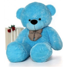 Deals, Discounts & Offers on Toys & Games - stuffed toy 3 Feet Cute Blue Fur & Heart Teddy Bear - 92 cm(sky blue)