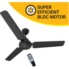 Deals, Discounts & Offers on Home Appliances - Atomberg Efficio 1200 mm BLDC Motor with Remote 3 Blade Ceiling Fan(Matte Black, Pack of 1)