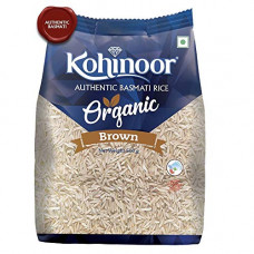 Deals, Discounts & Offers on Grocery & Gourmet Foods -  Kohinoor Organic Brown Authentic Basmati Rice, 500gm