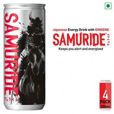 Deals, Discounts & Offers on Grocery & Gourmet Foods - SAMURIDE Ginseng Based Energy Drink - Pack of 4, x 250 ml