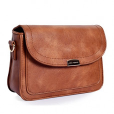 Deals, Discounts & Offers on Watches & Handbag - Lino Perros Women's Sling Bag (Orange)