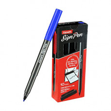 Deals, Discounts & Offers on  - Luxor Sign Pen (New) Blue (10's Box)