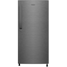 Deals, Discounts & Offers on Home Appliances - Haier 195 L Direct Cool Single Door 4 Star (2020) Refrigerator(Dazzel Steel, HED-20CFDS)