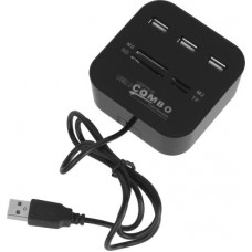 Deals, Discounts & Offers on Mobile Accessories - Flipkart SmartBuy All in One Combo 3-Port USB Hub ++ Card Reader(Multicolor)