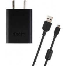 Deals, Discounts & Offers on Mobile Accessories - Sony CP-AD2A/BCABIN5 2.1A adapter with 1.5m USB-A to Micro USB Cable Fast 2.1 A Mobile Charger with Detachable Cable(Black, Cable Included)