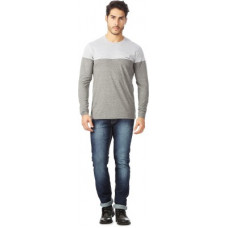 Deals, Discounts & Offers on Men - [Size M] RodidSolid Men Round Neck Grey T-Shirt