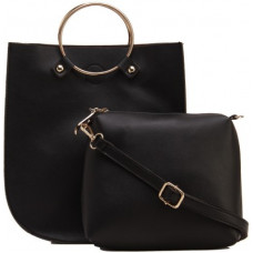 Deals, Discounts & Offers on Bags, Wallets & Belts - Fiona TrendsWomen Black Hand-held Bag