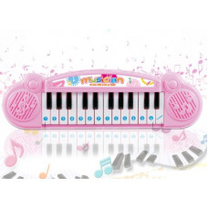 Deals, Discounts & Offers on Toys & Games - Miss & Chief Mini Muscial Keyboard with 24 Keys For Kids(Pink)